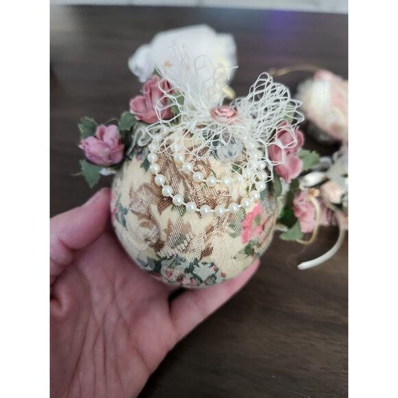 KSA Collectables Vtg Kurt Hadler Victorian Ornament Lot Of 9 With Musical Heart! - Picture 9 of 14